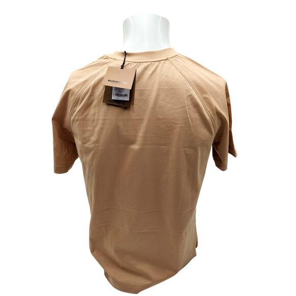 WOMEN'S BURBERRY SANTO LOGO T-SHIRT/SOFT FAWN/MEDIUM RETAIL $480 - Picture 8 of 16